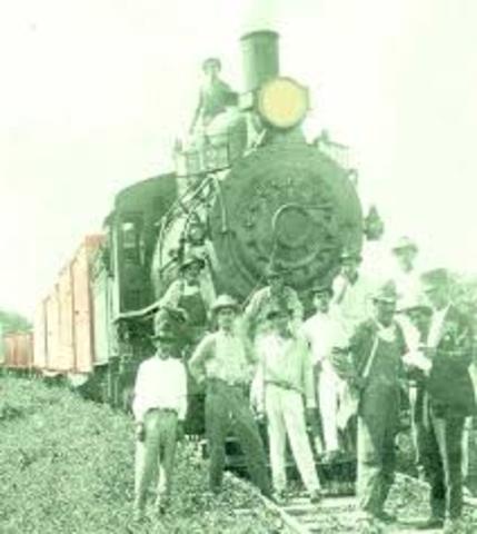 Inaguracion de la linea ferreo Pavas