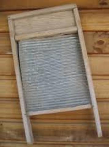 The first washing machine