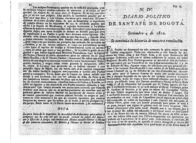 Diario Político de Santafé