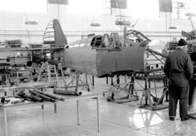 Two P-47's bump wings and crash near Inglefield north of airport,no injuries