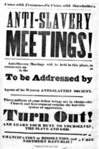 Growing Interest in Anti-Slavery Movement