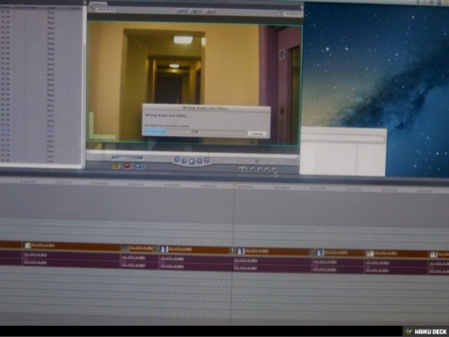 First rough cut