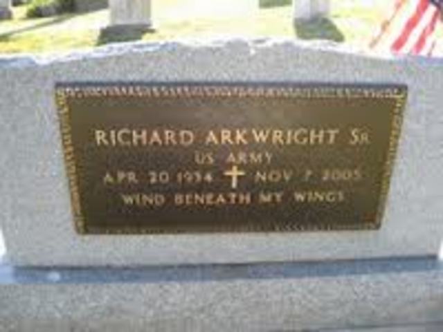 Richard Arkwrights Death