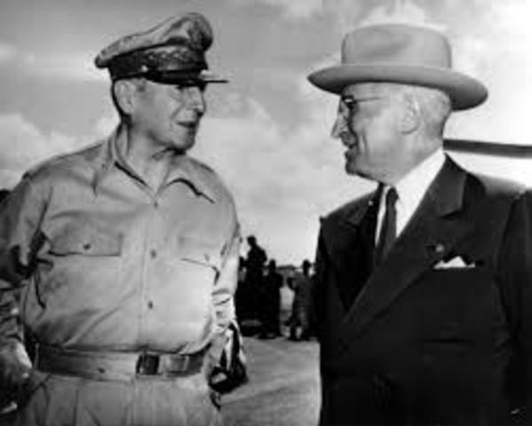 President Truman fires General MacArthur
