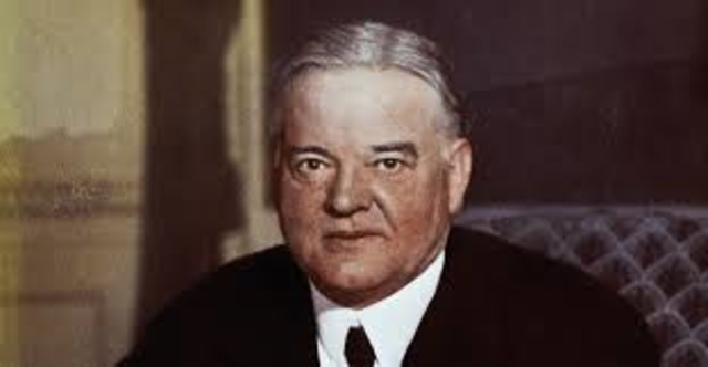 Herbert Hoover Wins Presidential Election by a Landslide