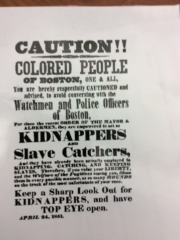 Fugitive slave act met