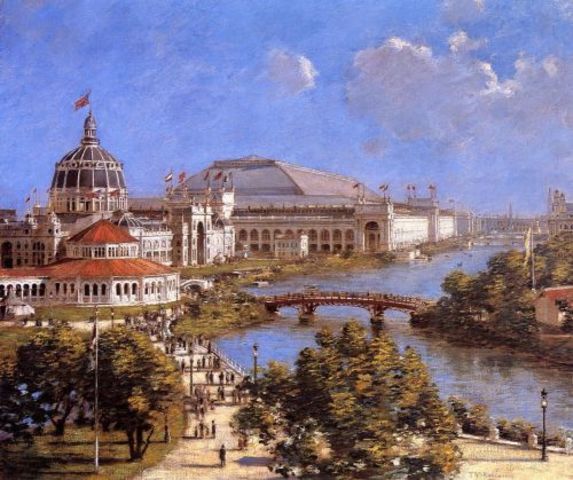 Worlds Columbian Exposition painted by Theodore Robinson