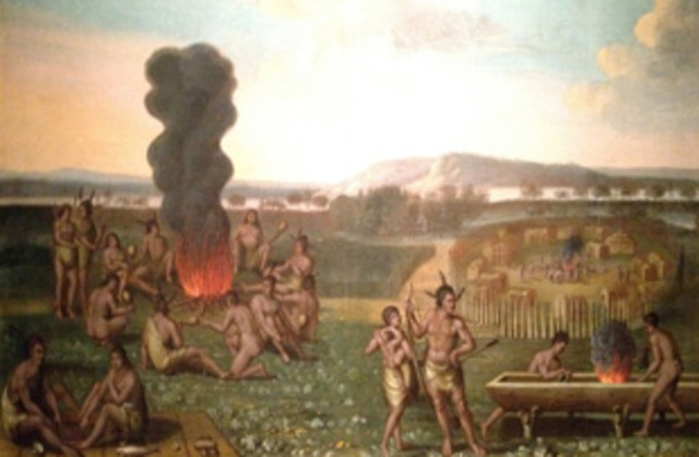 Indians of Virginia painted by James Wooldridge