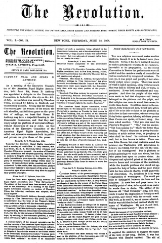 First Issue of The Revolution is published