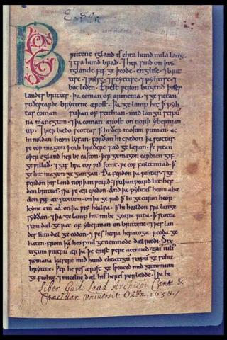 The Anglo-Saxon Chronincle