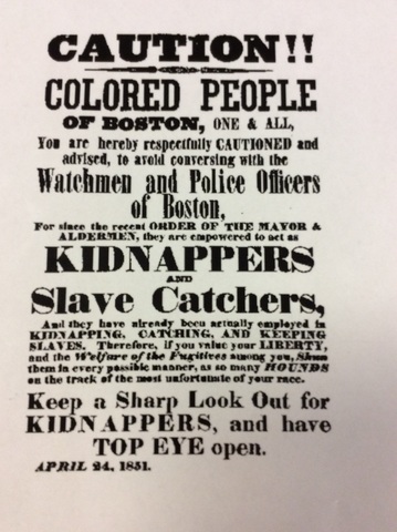 The fugitive slave law