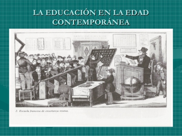 EDUCACION EN LA ETAPA CONTEMPORANEA
