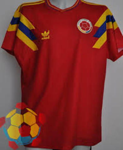 camiseta seleccion colombia 1991