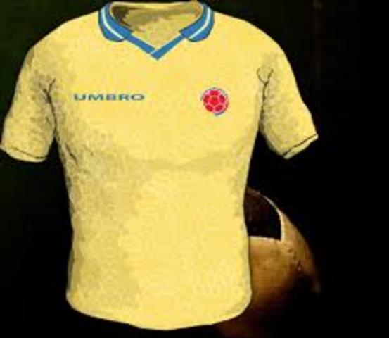 camiseta seleccion colombia 1992