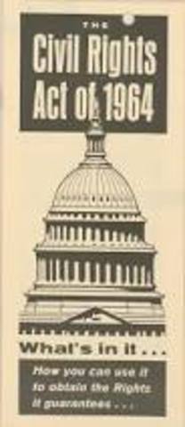 La Civil Rights Act prohibe la discriminación