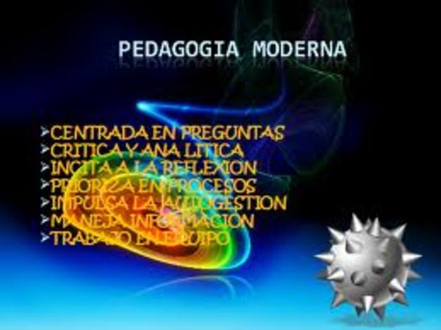 PEDAGOGIA MODERNA