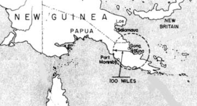 Japan invades New Guinea