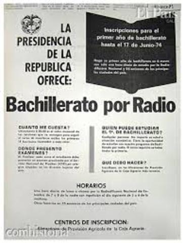 Bachillerato por radio