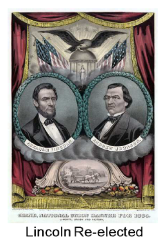 Lincoln re-elected