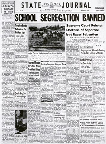 Brown vs. Board of Education, 1951