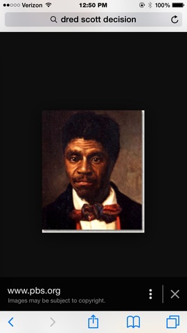 The dred Scott decision