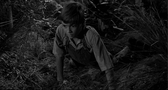 Jem finds his pair of pants he lost while escaping the Radely House