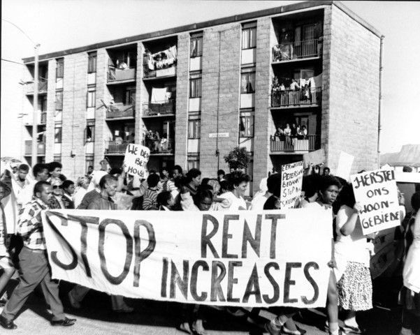 High Rent Protest