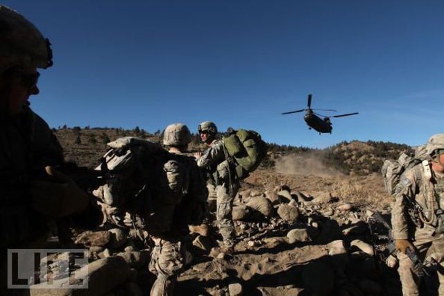 The US Assault on the Taliban in Afghanistan Begins