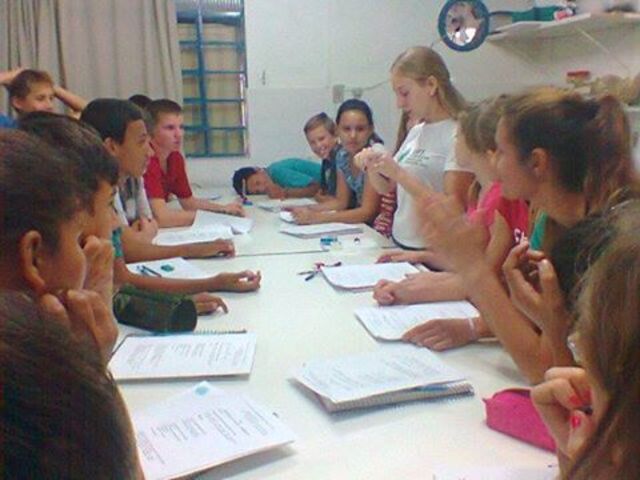 Aula Prática com o 7º ano - observação de células