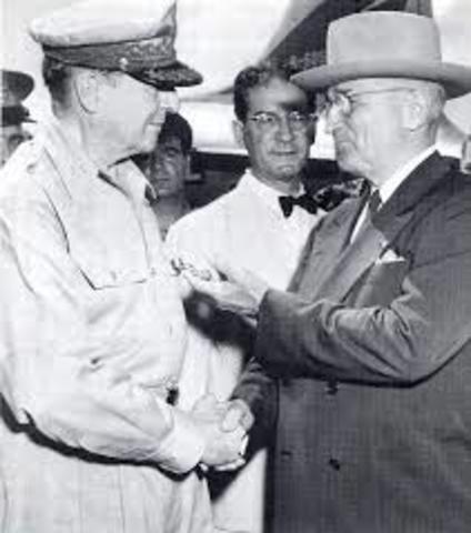 President Truman fires General MacArthur