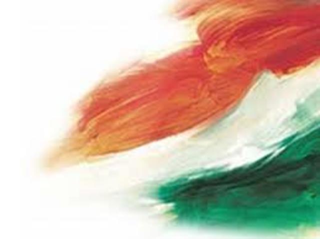 Tricolor of India flag