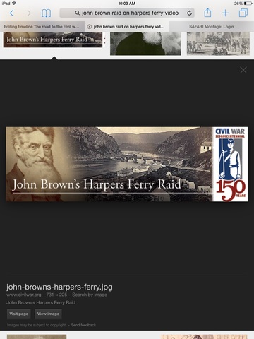 John Browns raid on Hapers Ferry