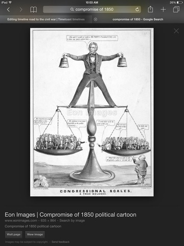 Compromise of 1850 January 29, 1850