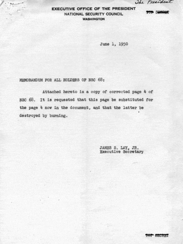 National Security Council Report NSC-68