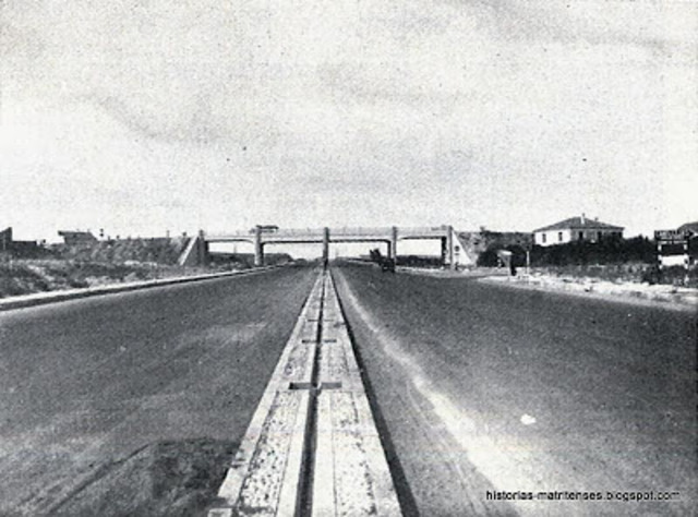 Apertura de la avenida de América.