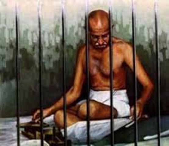 Gandhi is arrested again for breaking Salt Laws