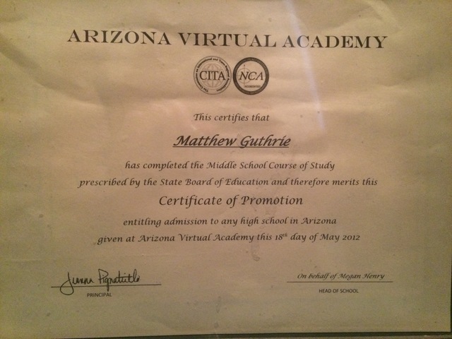 Graduating Middle School