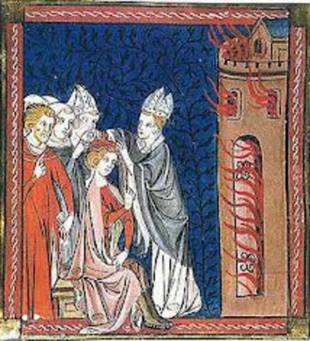 Coronation of Richard as King