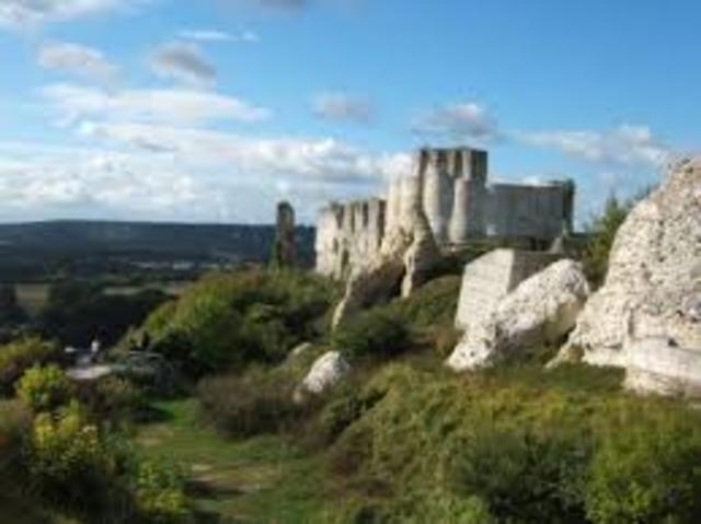 Richard built the Chateau Gaillard.