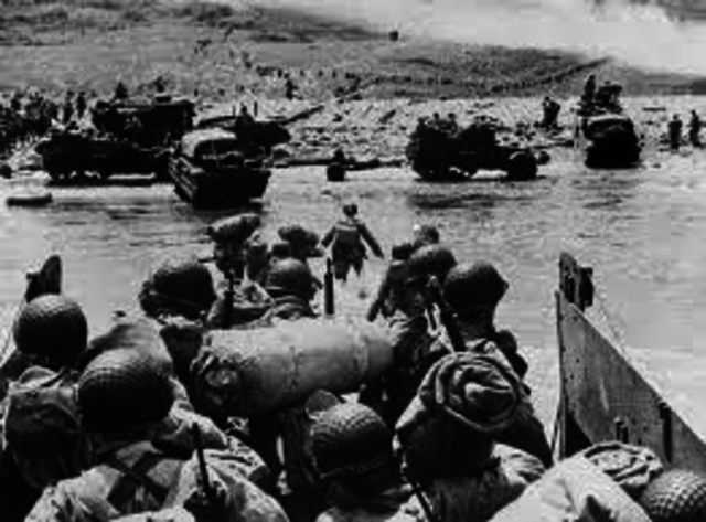D-Day invasion of France at Normandy by Allies