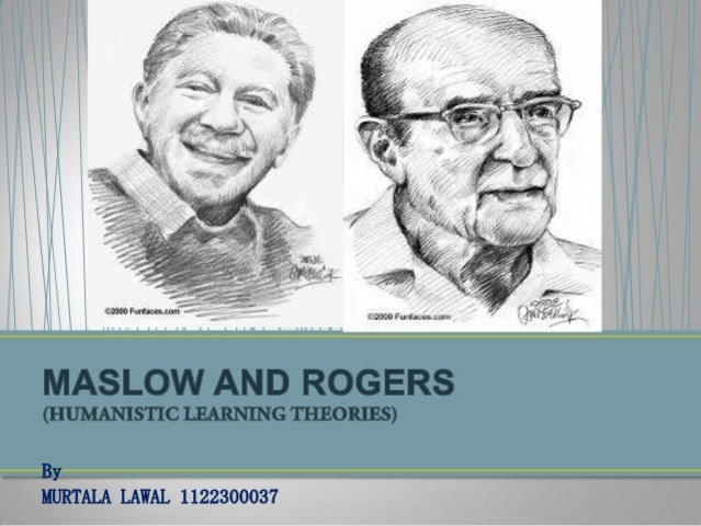 Os humanistas  Carl Rogers (1902-1987) e Abraham Maslow (1908-1970).