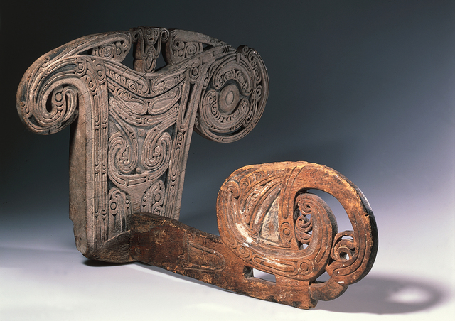 Canoe prow and splashboard