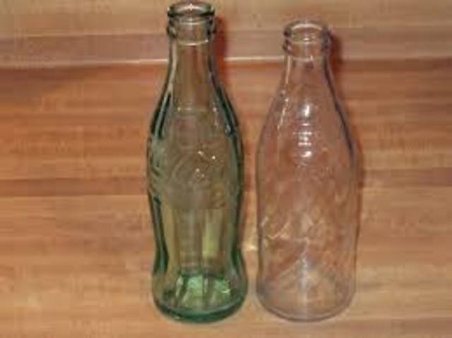 coke is sold in glass bottles