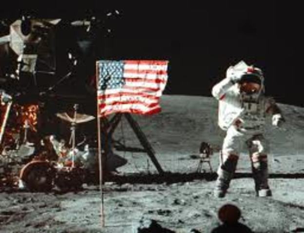 First Person to walk on the moon