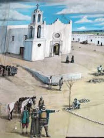 El fraile franciscano Fray García de San Francisco fundó la Misión de Nuestra Señora de Guadalupe de Mansos del Paso del Río del Norte