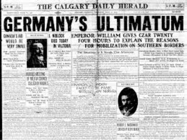 underlying Cause- July ultimatium