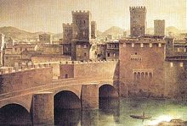 Ponte Vecchio (distrutto dall'alluvione)