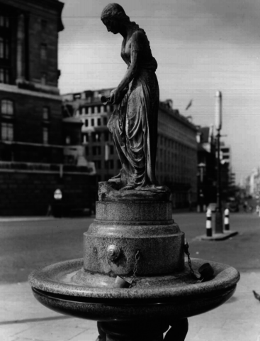 At the Embankment,  end of Blackfriars’s bridge