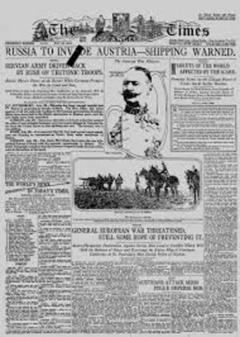 Austria-Hungary invades Russia