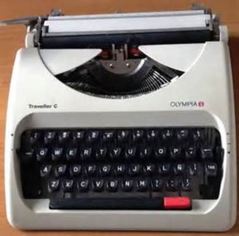 MAQUINA DE ESCRIBIR